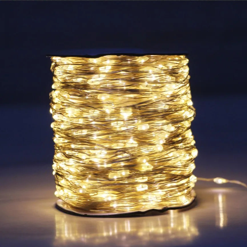 LED String Light Green Wire Fairy Lights Christmas Garland For New Year Christmas Tree Party Street Home Decoration