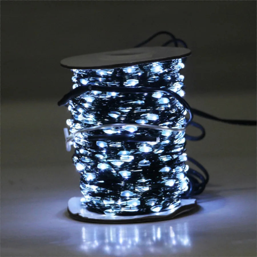 LED String Light Green Wire Fairy Lights Christmas Garland For New Year Christmas Tree Party Street Home Decoration