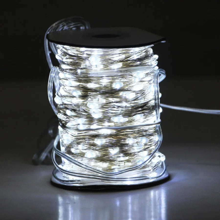 LED String Light Green Wire Fairy Lights Christmas Garland For New Year Christmas Tree Party Street Home Decoration